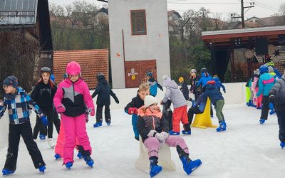 Učenci 2.a razreda na drsanju