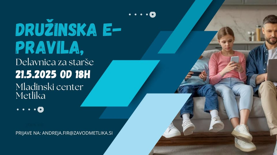 Družinska e-pravila – delavnica za starše